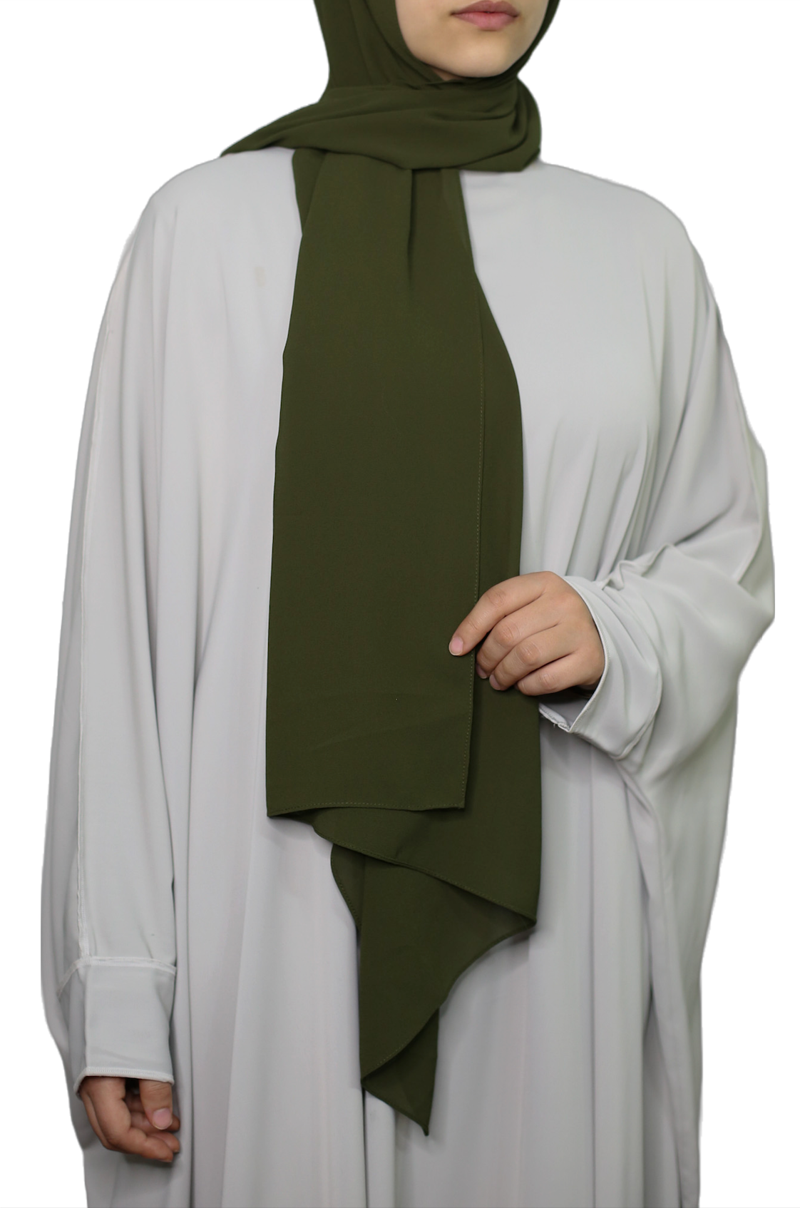 INSTANT CHIFFON HIJAB - FOREST