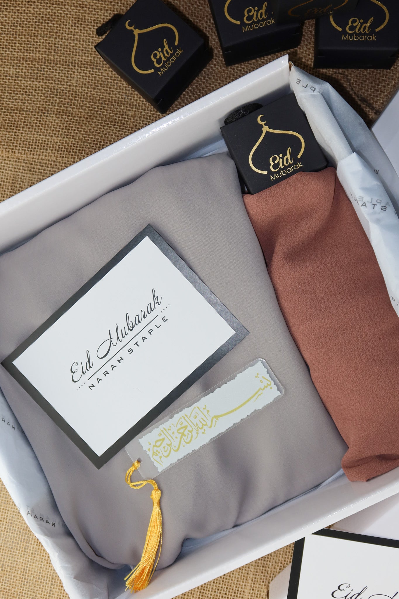 Eid Gift Box - Batwing Abaya & Hijab