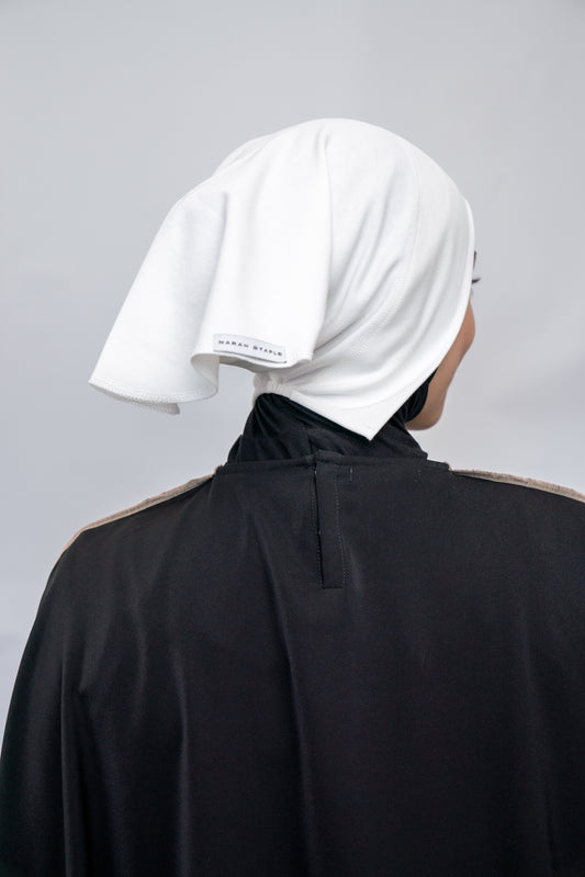 Introducing Narah's universal 'Instant Inner Net' made from Cotton Lycra which provides full coverage for all hijab fabrics and styles. The tie-back feature allows adjustment of tightness to ensure versatility and upmost comfort.  Highest quality Cotton Lycra 
