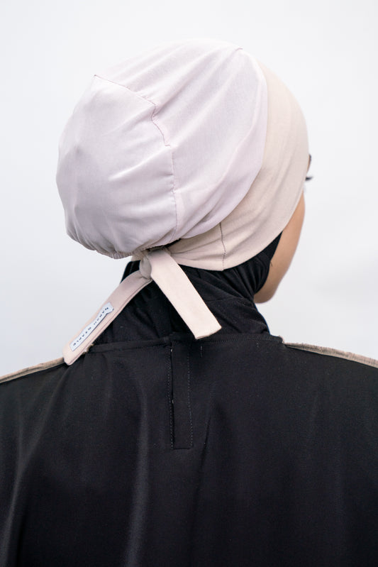 Introducing Narah's universal 'Instant Inner Net' made from Cotton Lycra which provides full coverage for all hijab fabrics and styles. The tie-back feature allows adjustment of tightness to ensure versatility and upmost comfort.  Highest quality Cotton Lycra 